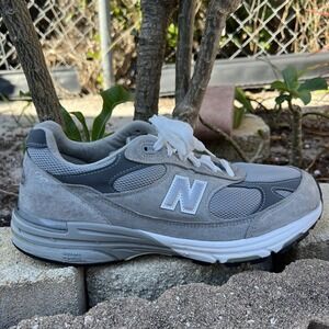 New Balance 993 Mens 10 4E Wide MR993GL Shoes Sneakers Castlerock Gray Suede